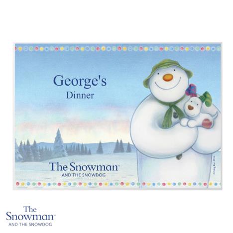 Personalised The Snowman & The Snowdog Placemat £7.99